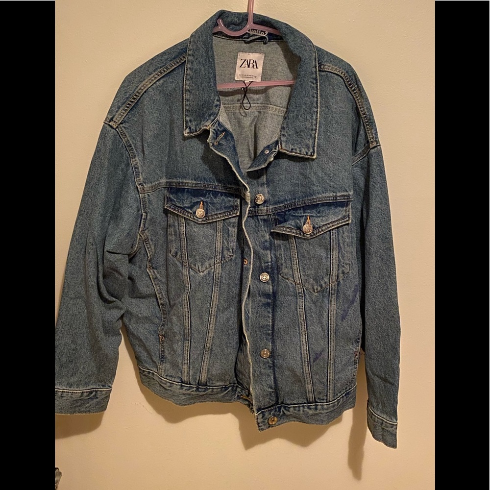 Zara Oversized Jean Jacket